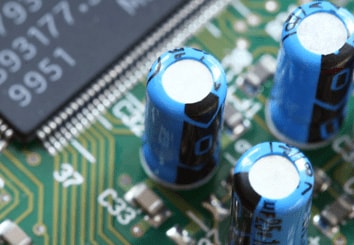 Electronic components (capacitor, flexible printed circuit)