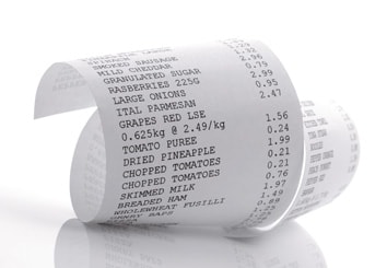 Thermal receipt paper